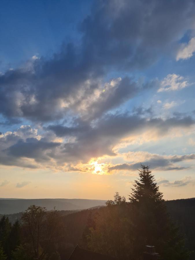 Haus Steindoebra Villa Klingenthal Buitenkant foto
